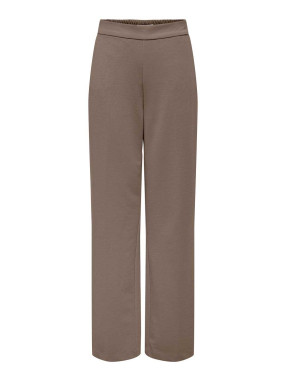 ONLY Παντελόνι ONLPEACH Mid waist Straight Fit Knitted trousers