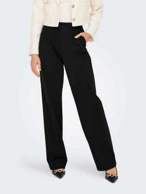 ONLY Παντελόνι ONLPEACH Mid waist Straight Fit Knitted trousers