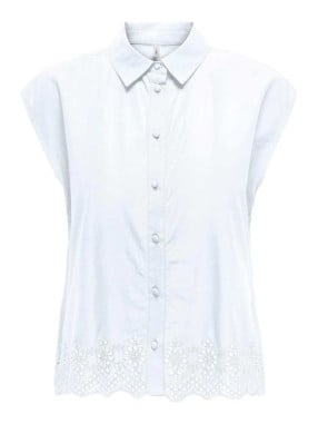 ONLY Риза ONLLOU LIFE EMB S/S SHIRT PTM