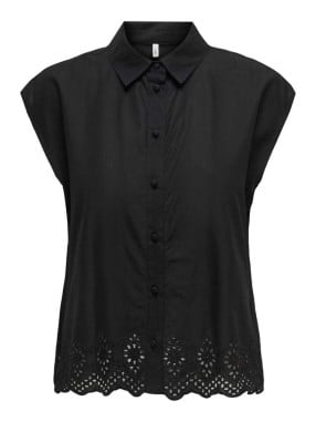 ONLY Риза ONLLOU LIFE EMB S/S SHIRT PTM