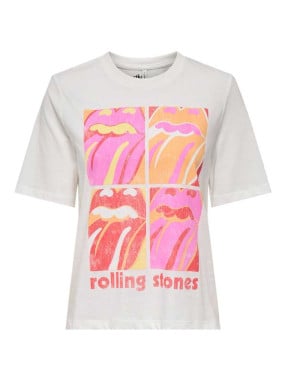 ONLY Тениска ONLROLLING STONES LIFE S/S TOP BOX JRS