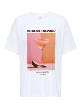 ONLY Тениска ONLVIVVI S/S LOVELY TOP JRS