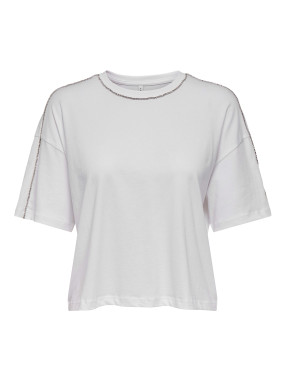 ONLY Tricou Onlcheri Life S/s O-neck Boxy Top Jrs