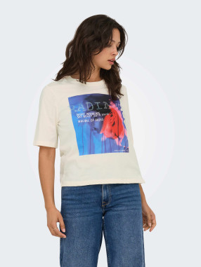 ONLY Tricou Onlhavanna Life S/s Vibe Top Box Jrs