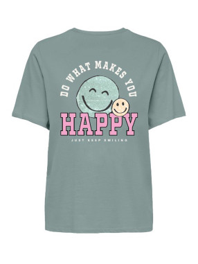 ONLY Tricou Onlkita Happy Life Reg S/s Top Cs Jrs