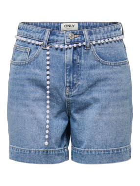 ONLY Къси панталони ONLPHINE HW PEARL DNM SHORTS MAE