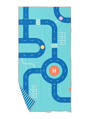 QUUT Two-sided beach towel-cape Roads