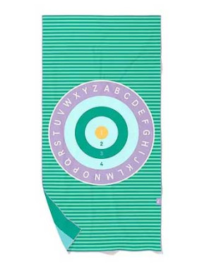 QUUT Double-sided beach towel-cape Alphabet