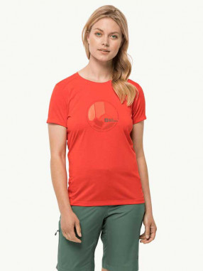 JACK WOLFSKIN Tricou Crosstrail Graphic T W