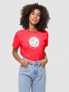 JACK WOLFSKIN Κοντομάνικη Μπλούζα W WILD FLOWER T