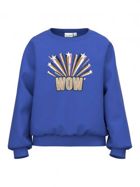 NAME IT Bluza Nkfvenus Ls Sweat Bru O1