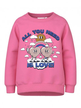 NAME IT Bluza Nmfvenus Ls Sweat Bru O1