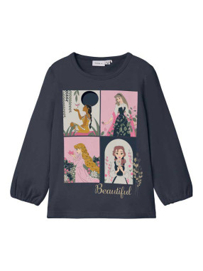 NAME IT Bluza Nmfsally Princess Ls Top Wdi