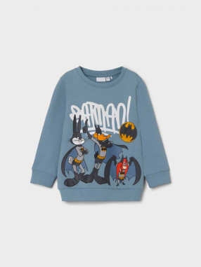 NAME IT Bluza Nmmarny Looney Sweat Bru Wab