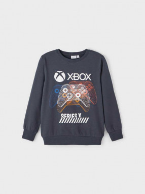 NAME IT Bluza juniori Nkmaluf Xbox Sweat Bru Bfu