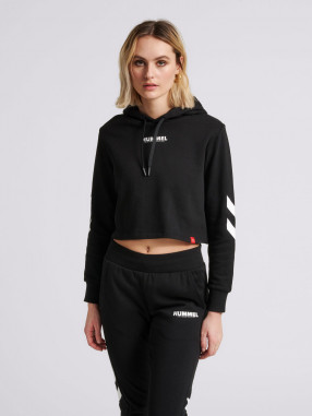 HUMMEL TEAM hmlLEGACY WOMAN Cropped Hoodie