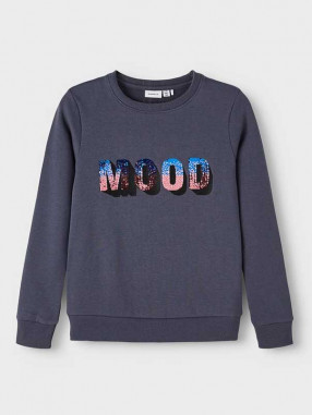 NAME IT Bluza Nkfnamagic Ls Sweat Bru