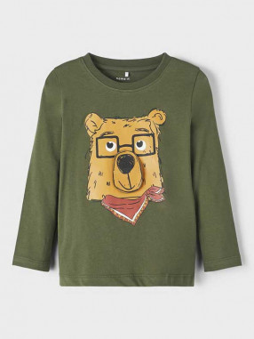 NAME IT Bluza Nmmoak Ls Top Box