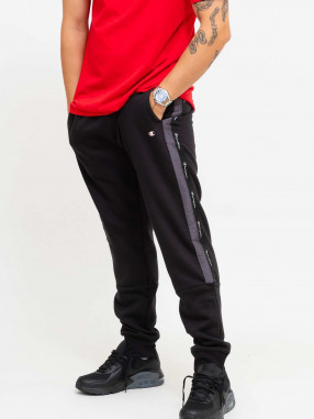 CHAMPION Αθλητικό Παντελόνι Logo Jacquard Tape Fleece Joggers