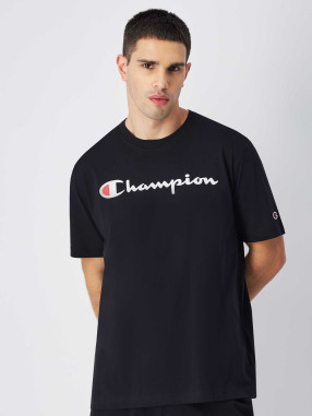CHAMPION Κοντομάνικη Μπλούζα SCRIPT SHORT-SLEEVE TEE