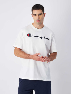 CHAMPION Κοντομάνικη Μπλούζα SCRIPT SHORT-SLEEVE TEE