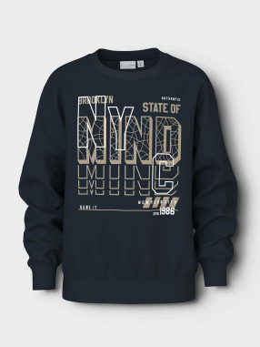 NAME IT Bluza Nkmvildar Ls Nreg Sweat Bru