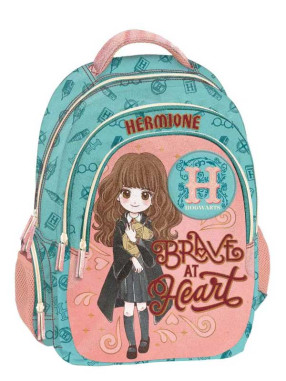 KIDS MOVIE HEROES Rucsac pentru scoala Harry Potter Hermione Brave