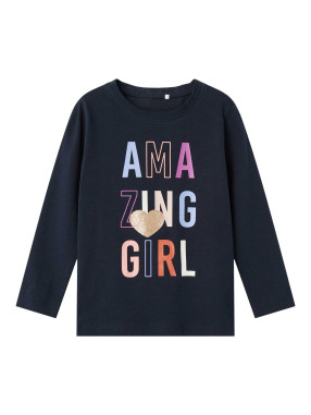 NAME IT Bluza Nmftutte Ls Top Box