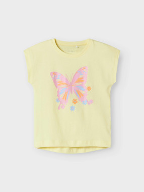 NAME IT Dečija majica  NMFVIOLET CAPSL TOP