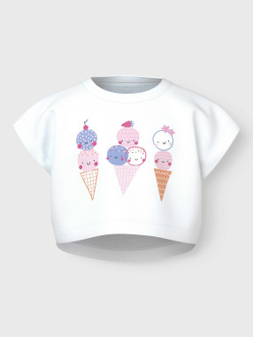 NAME IT Dečija majica  NMFVILMA CAPSL CROP TOP