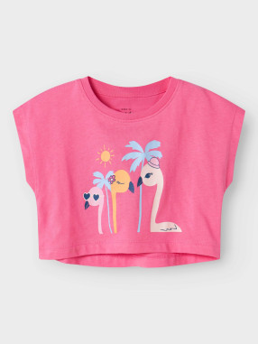 NAME IT Dečija majica  NMFVILMA CAPSL CROP TOP