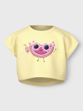 NAME IT Dečija majica  NMFVILMA CAPSL CROP TOP