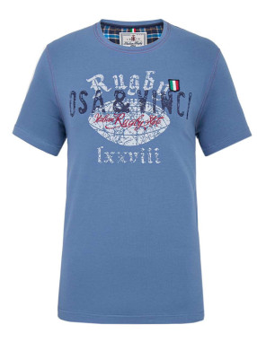 ITALIAN RUGBY STYLE Мъжка тениска IRS 2A-9-DENIM