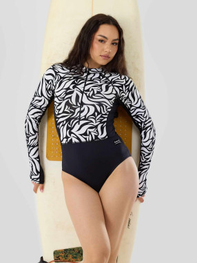 FUNDANGO Цял бански Dolphin Long Sleeve Suit