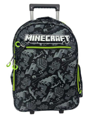 UWEAR Ученическа раница на колела MINECRAFT CAMO TERRA