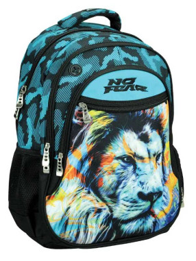 UWEAR Ученически раница No Fear Fluo Lion