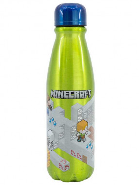 KIDS MOVIE HEROES Παιδικό Μπουκάλι Minecraft DAILY ALUMINIUM BOTTLE 600 ML