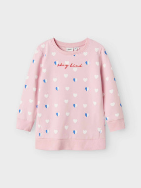 NAME IT Bluza Nmflia Sweat Tunic Bru