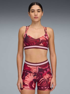 PUMA Спортен сутиен FLORAL RIBBON STRAPPY BRA - LOW