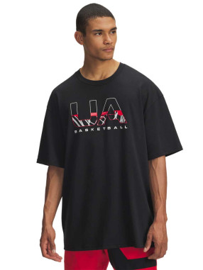 UNDER ARMOUR Тениска UA M HWT Hoops Branded SS