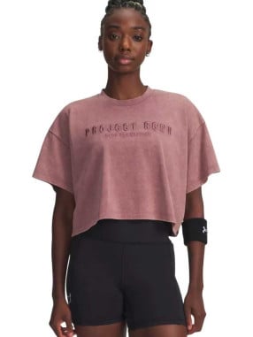 UNDER ARMOUR Κοντομάνικη Μπλούζα Project Rock Statement Graphic