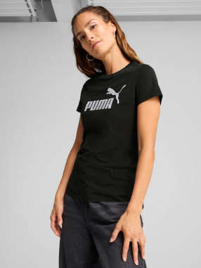 PUMA Тениска ESS METALLIC No. 1 Logo Tee