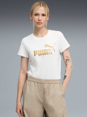 PUMA Тениска ESS METALLIC No. 1 Logo Tee