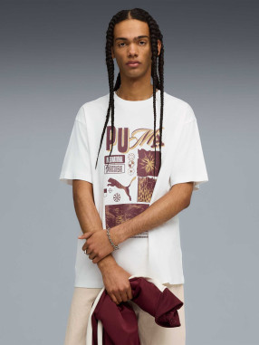 PUMA Тениска GRAPHIC PUMA SPORTSWEAR Relaxed Tee