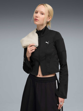 PUMA Спортно горнище DARE TO Slim Cropped Track Jacket