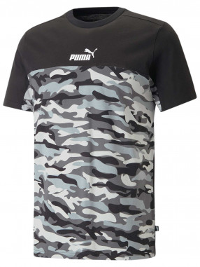PUMA Κοντομάνικη Μπλούζα ESS BLOCK CAMO