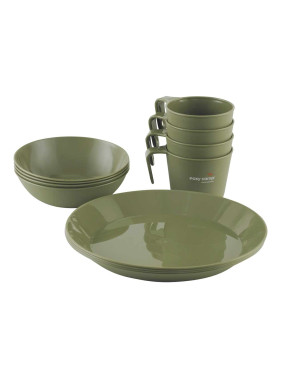 EASY CAMP Комплект за хранене Moss 4 Dine Set