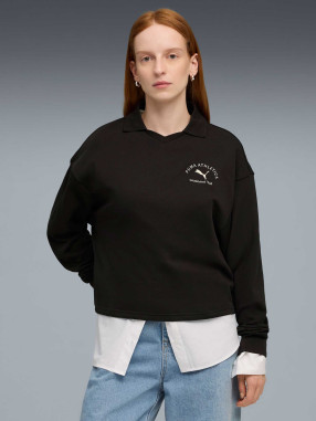 PUMA Sweatshirt PUMA CLASS Comfort Short Polo Crew TR