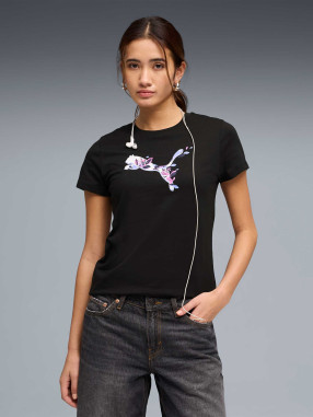 PUMA Тениска GRAPHICS Floral Cat Tee