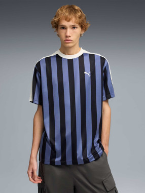 PUMA Тениска ESS Relaxed Striped Football Jersey